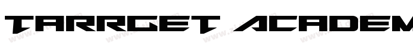 Tarrget Academy字体转换